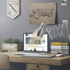 Wandlamp Spring 6290ST Staal