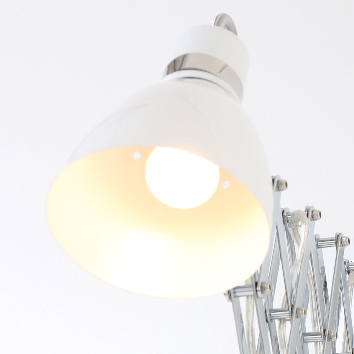 Wandlamp Spring 6290W wit met E27 fitting en draaidimmer