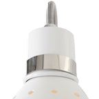 Wandlamp Spring 6290W wit met E27 fitting en draaidimmer
