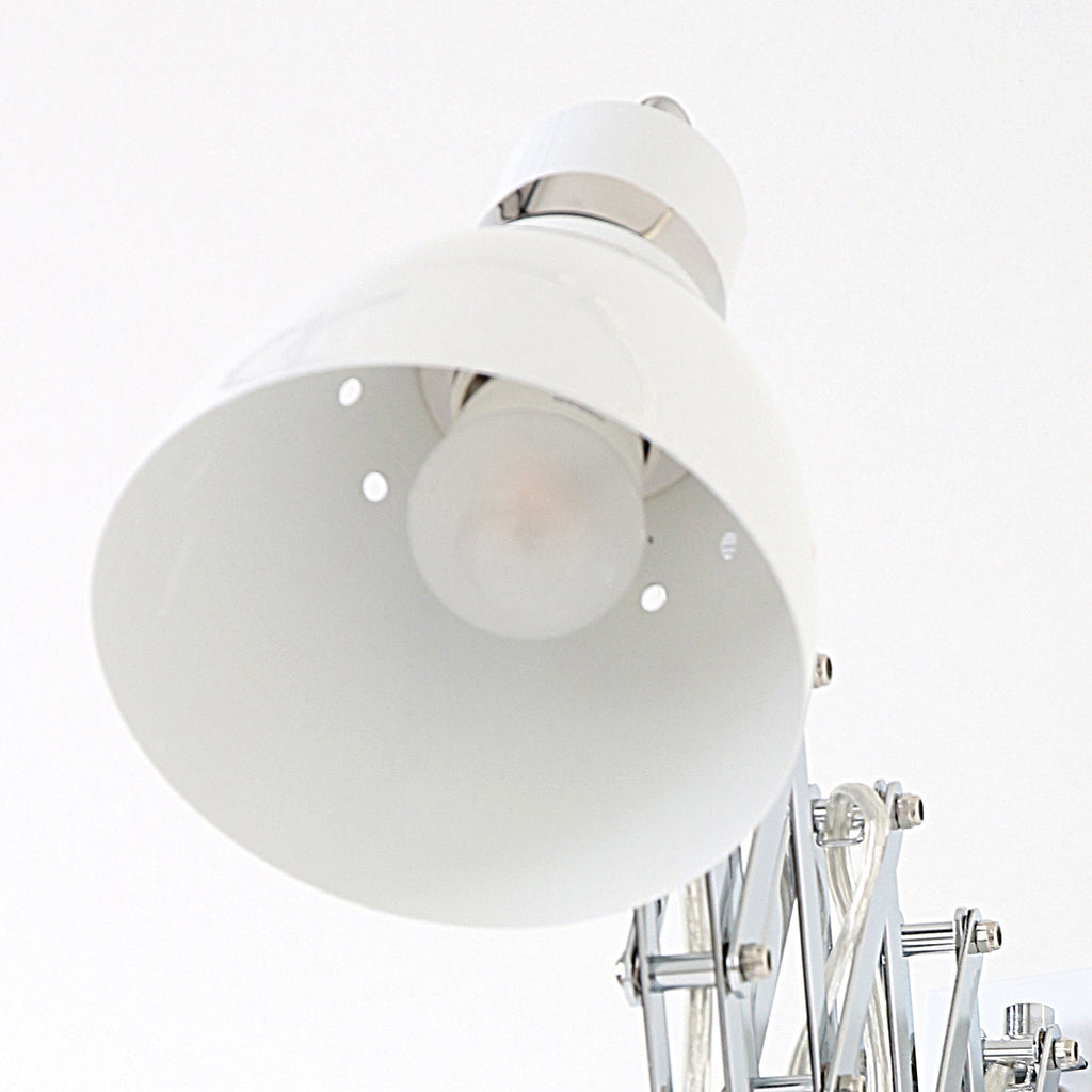Wandlamp Spring 6290W wit met E27 fitting en draaidimmer