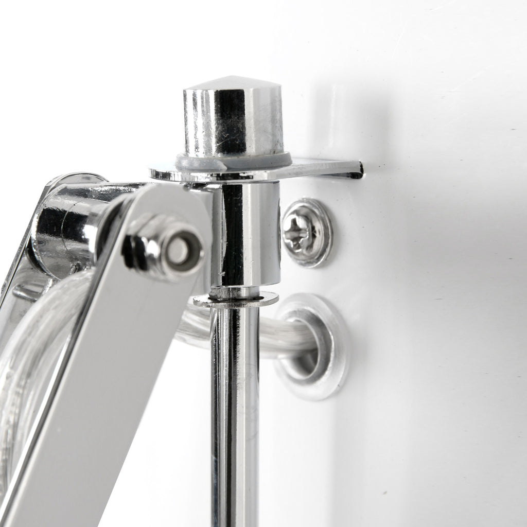 Wandlamp Spring 6290W wit met E27 fitting en draaidimmer