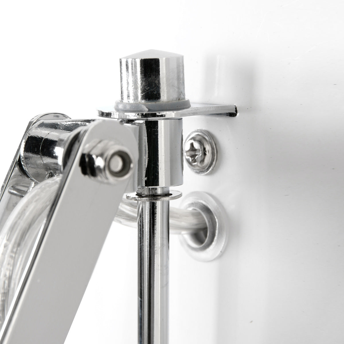 Wandlamp Spring 6290W wit met E27 fitting en draaidimmer