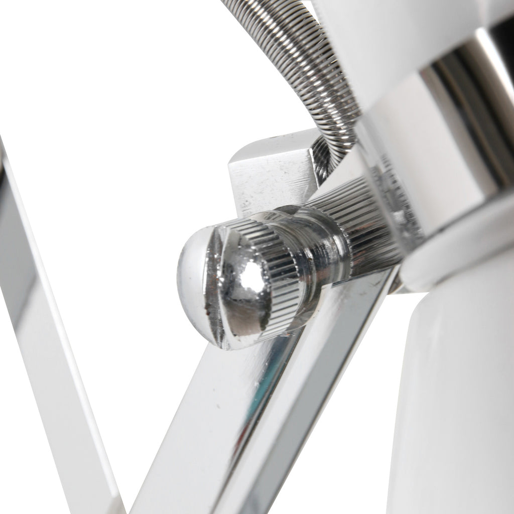 Wandlamp Spring 6290W wit met E27 fitting en draaidimmer
