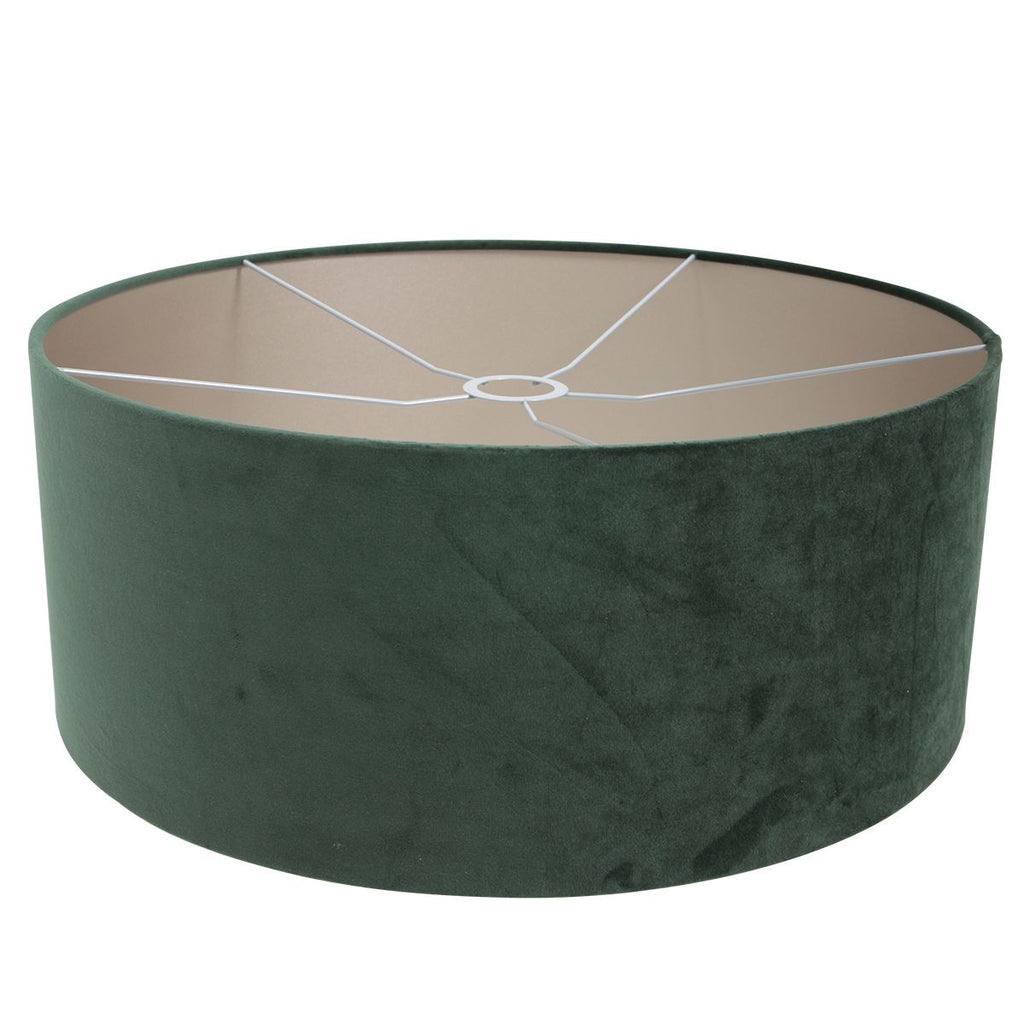Vloerlamp Sparkled Light 7268W+K1066VS Wit-Fluweel Groen