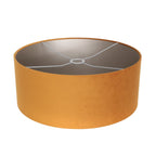 Vloerlamp Sparkled Light 7268W+K1066KS Wit-Fluweel Goud