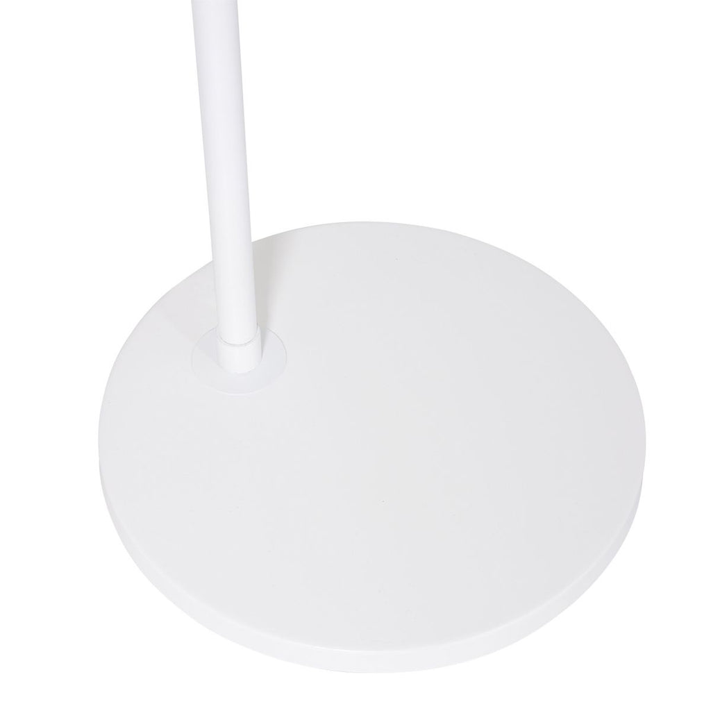 Vloerlamp Sparkled Light 7268W+K1066ZS Wit-Fluweel Blauw