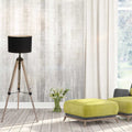 Vloerlamp Triek 7175ZW met zwart linnen kap Ø40 cm
