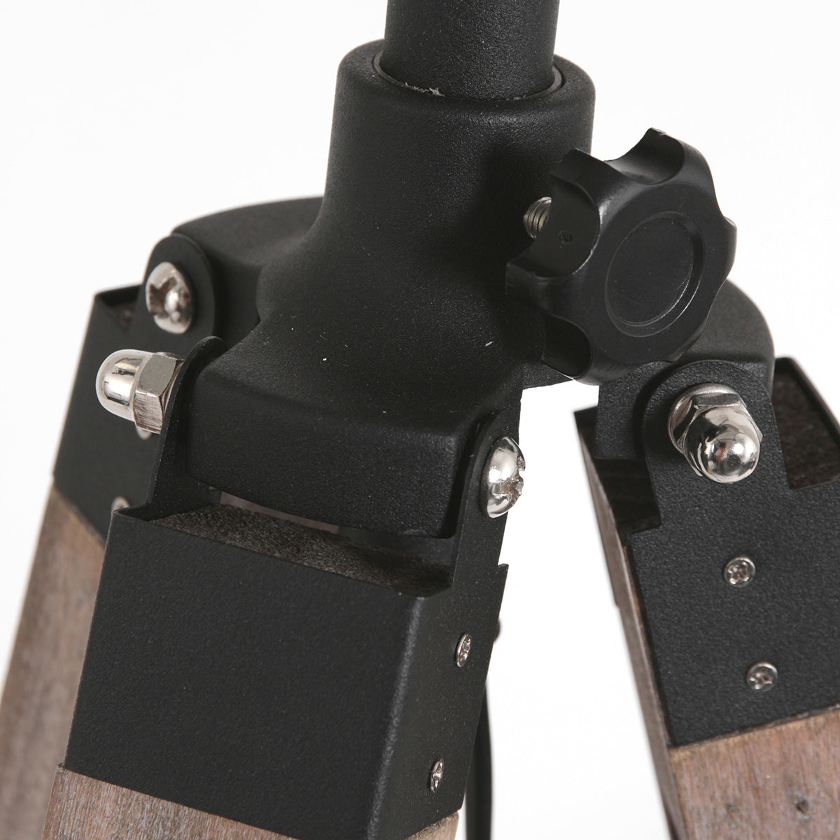 Vloerlamp Triek 7175ZW met zwart linnen kap Ø40 cm