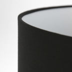 Vloerlamp Triek 7175ZW met zwart linnen kap Ø40 cm