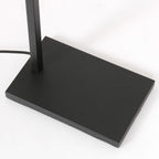 Vloerlamp Stang 7196ZW Zwart + Kap Zwart Linnen