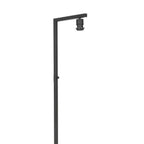 Vloerlamp Stang 7196ZW Zwart + Kap Zwart Linnen