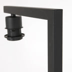 Vloerlamp Stang 7196ZW Zwart + Kap Zwart Linnen