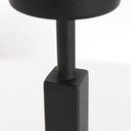 Tafellamp Stang 7197ZW Zwart + Zwart Linnen kap