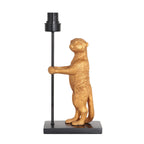 Goud met zwarte tafellamp Animaux