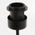 Tafellamp Animaux 3127ZW+K26762S Zwart-Zwart Linnen
