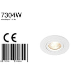 Inbouwspot Pélite spot 7304W Wit