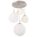 Plafondlamp Bollique 7376ST Staal