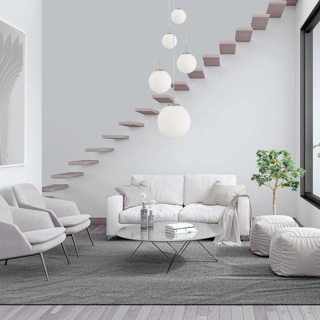 Plafondlamp Bollique 7376ST Staal