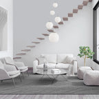 Plafondlamp Bollique 7376ST Staal