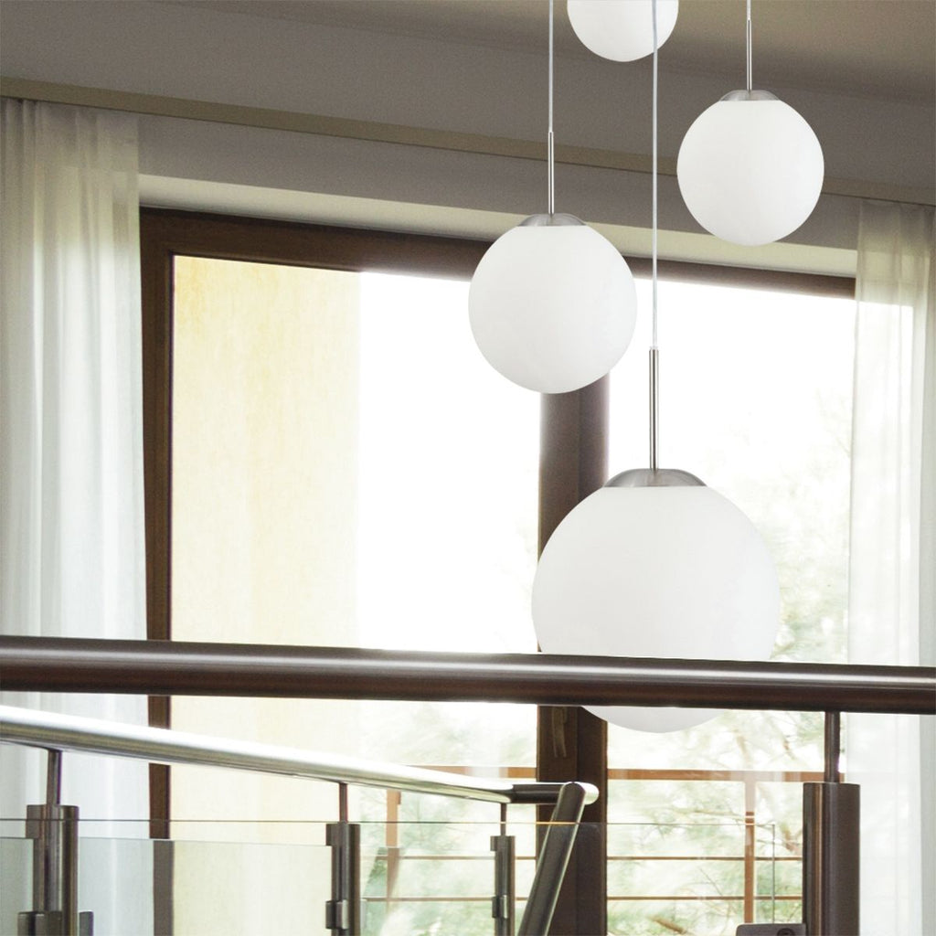 Plafondlamp Bollique 7376ST Staal
