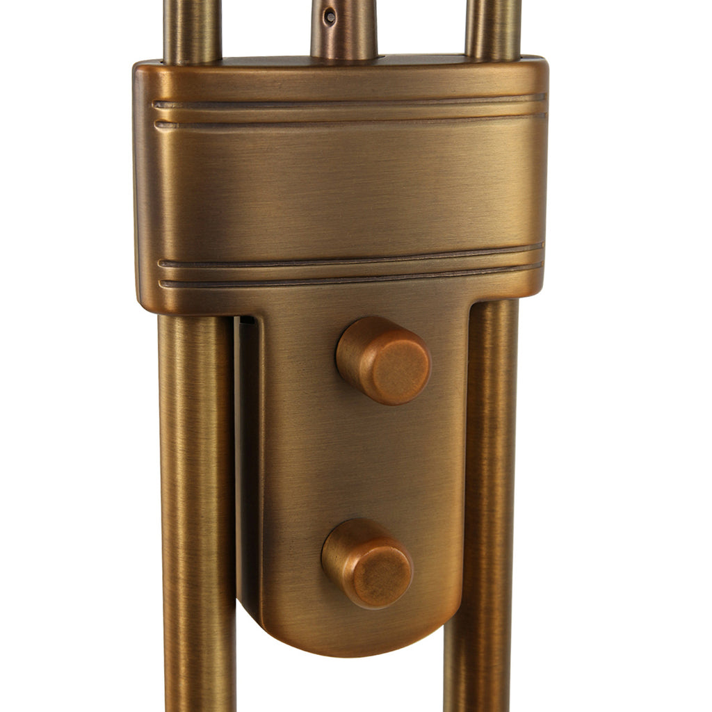 Vloerlamp Biron 7500BR Brons met twee dimmers 2700 Kelvin