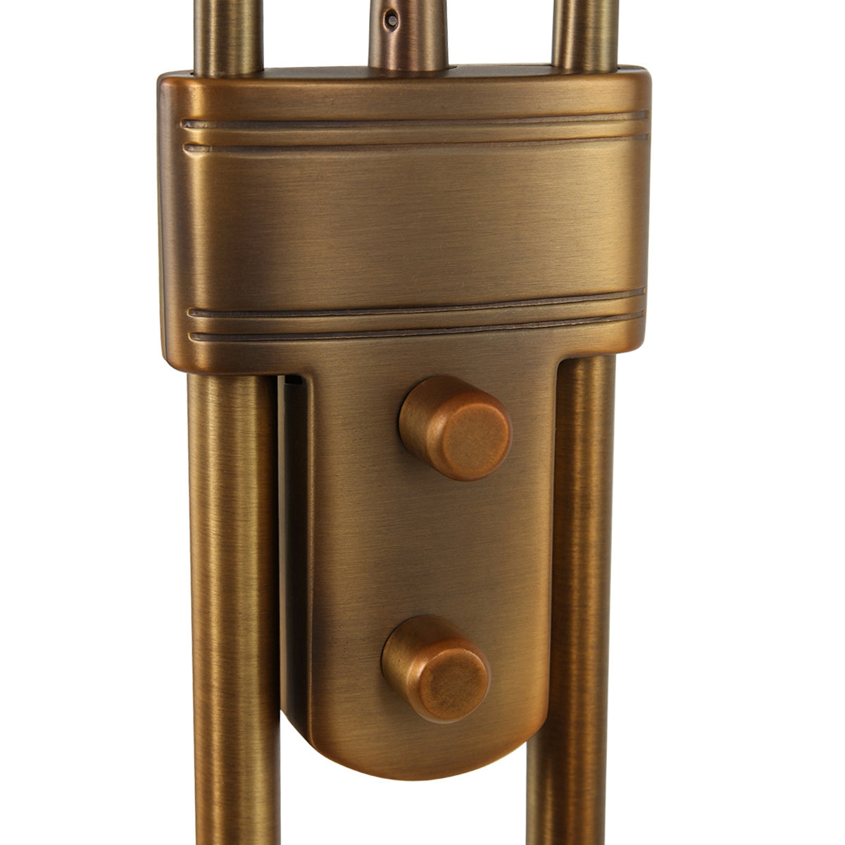 Vloerlamp Biron 7500BR Brons met twee dimmers 2700 Kelvin