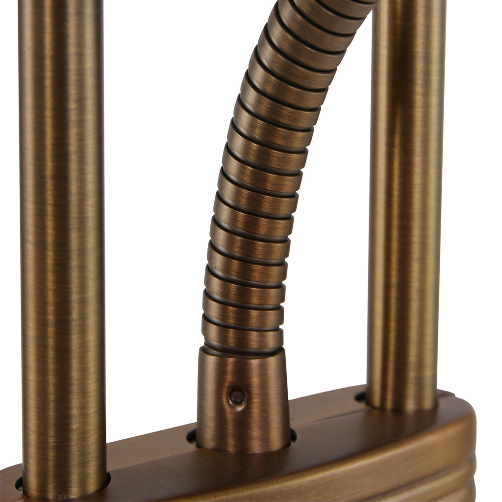 Vloerlamp Biron 7500BR Brons met twee dimmers 2700 Kelvin