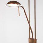Vloerlamp Biron 7500BR Brons met twee dimmers 2700 Kelvin