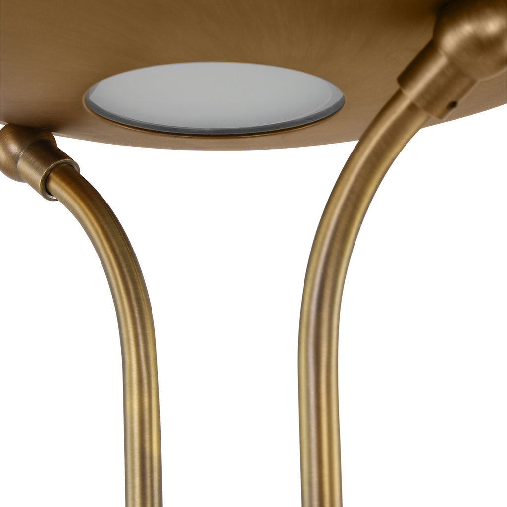Vloerlamp Biron 7500BR Brons met twee dimmers 2700 Kelvin
