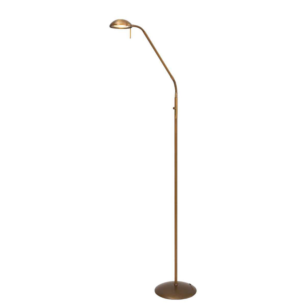 Vloerlamp Biron 1 lichts 7501BR Brons met dimmer 2700 Kelvin
