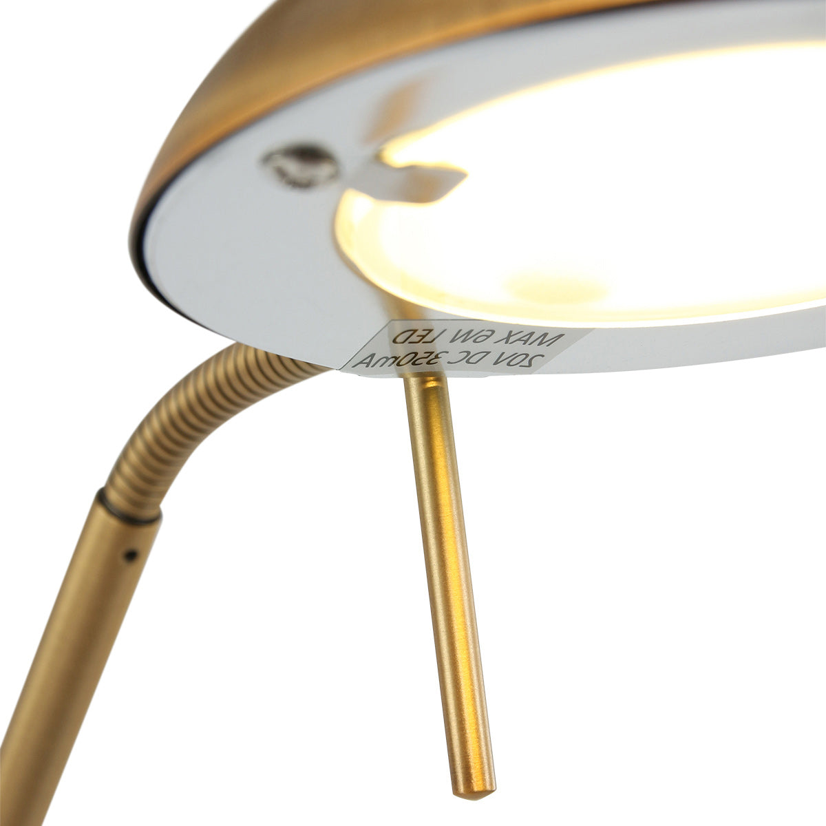 Vloerlamp Biron 1 lichts 7501BR Brons met dimmer 2700 Kelvin