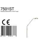 Vloerlamp Biron 1 lichts 7501ST Staal met dimmer 2700 Kelvin