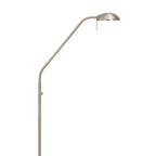 Vloerlamp Biron 1 lichts 7501ST Staal met dimmer 2700 Kelvin