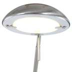 Vloerlamp Biron 1 lichts 7501ST Staal met dimmer 2700 Kelvin