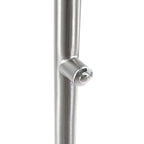 Vloerlamp Biron 1 lichts 7501ST Staal met dimmer 2700 Kelvin