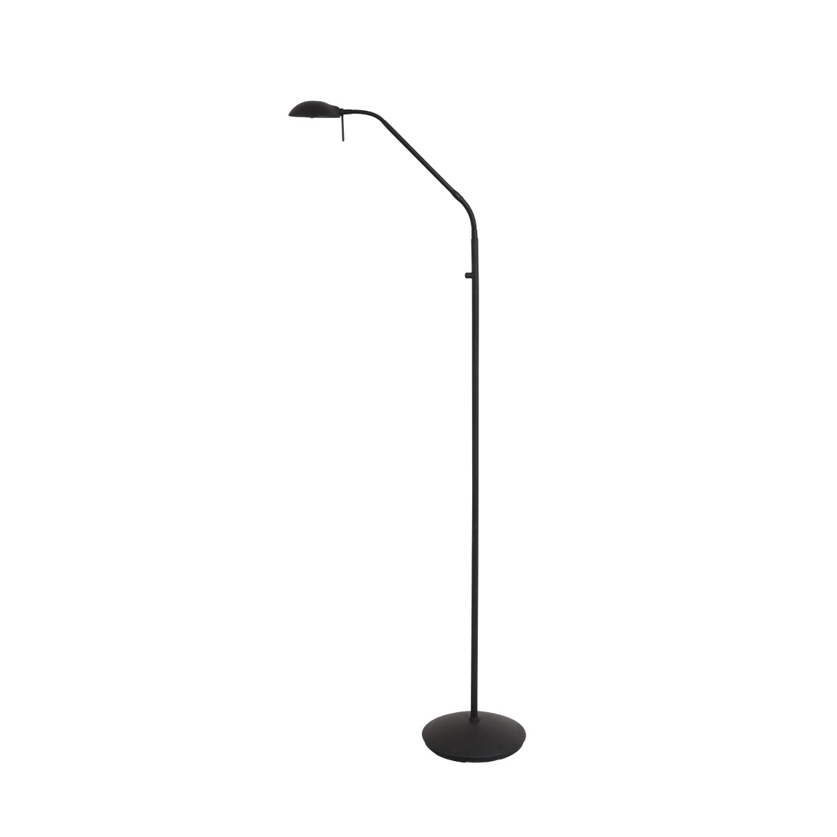Vloerlamp Biron 1 lichts 7501ZW Zwart met dimmer 2700 Kelvin