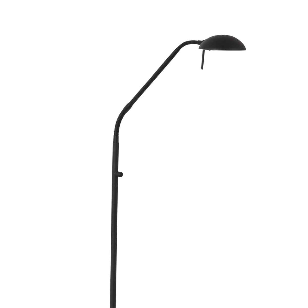 Vloerlamp Biron 1 lichts 7501ZW Zwart met dimmer 2700 Kelvin
