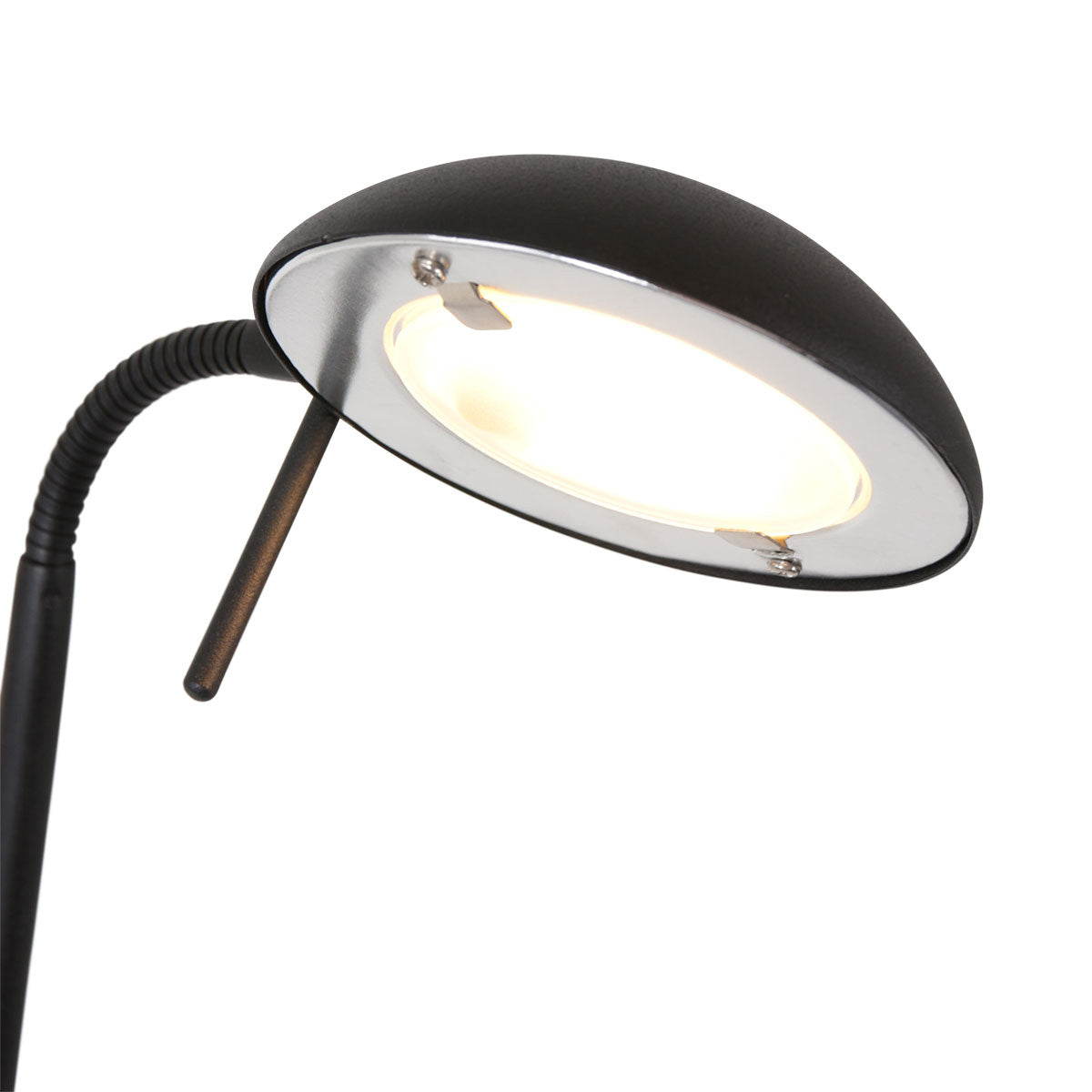 Vloerlamp Biron 1 lichts 7501ZW Zwart met dimmer 2700 Kelvin