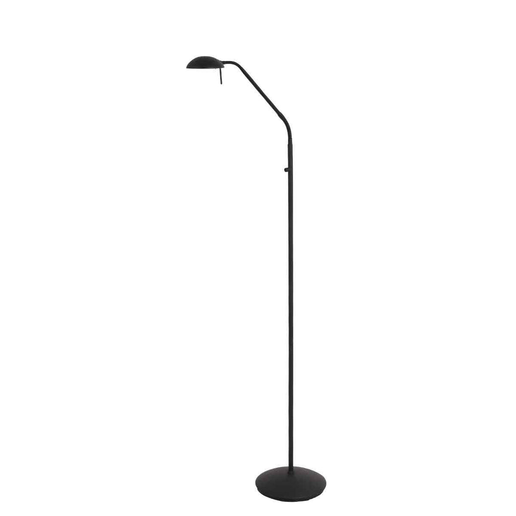 Vloerlamp Biron 1 lichts 7501ZW Zwart met dimmer 2700 Kelvin