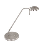 Stalen tafellamp Biron 1 lichts 7502ST met draai dimmer 2700 Kelvin