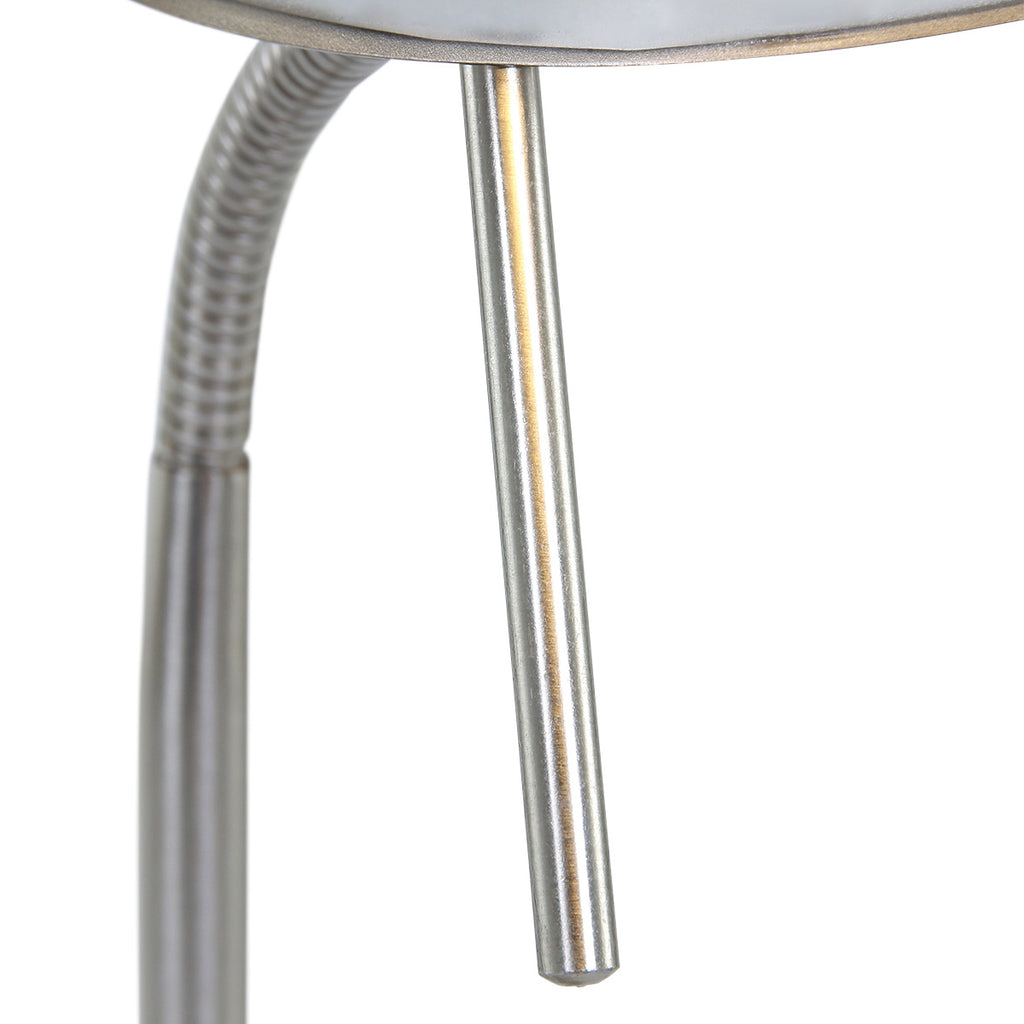 Stalen tafellamp Biron 1 lichts 7502ST met draai dimmer 2700 Kelvin