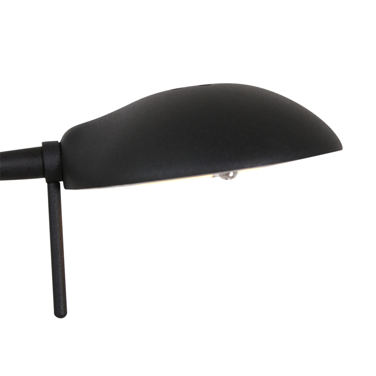 Zwarte tafellamp Biron 1 lichts 7502ZW met draai dimmer 2700 Kelvin