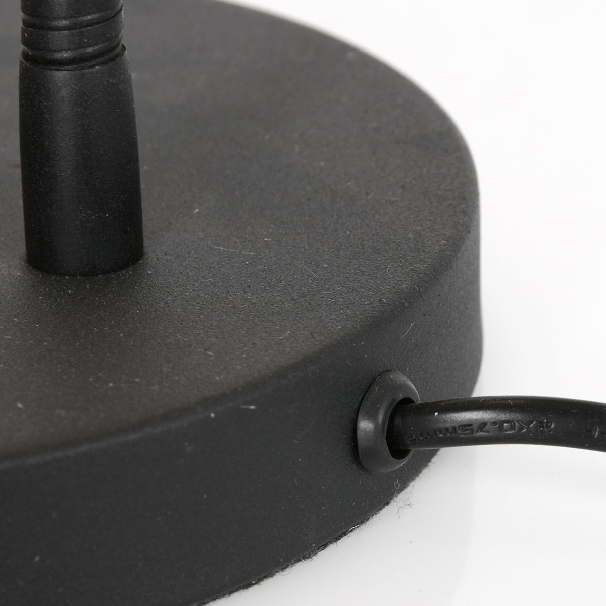 Zwarte tafellamp Biron 1 lichts 7502ZW met draai dimmer 2700 Kelvin