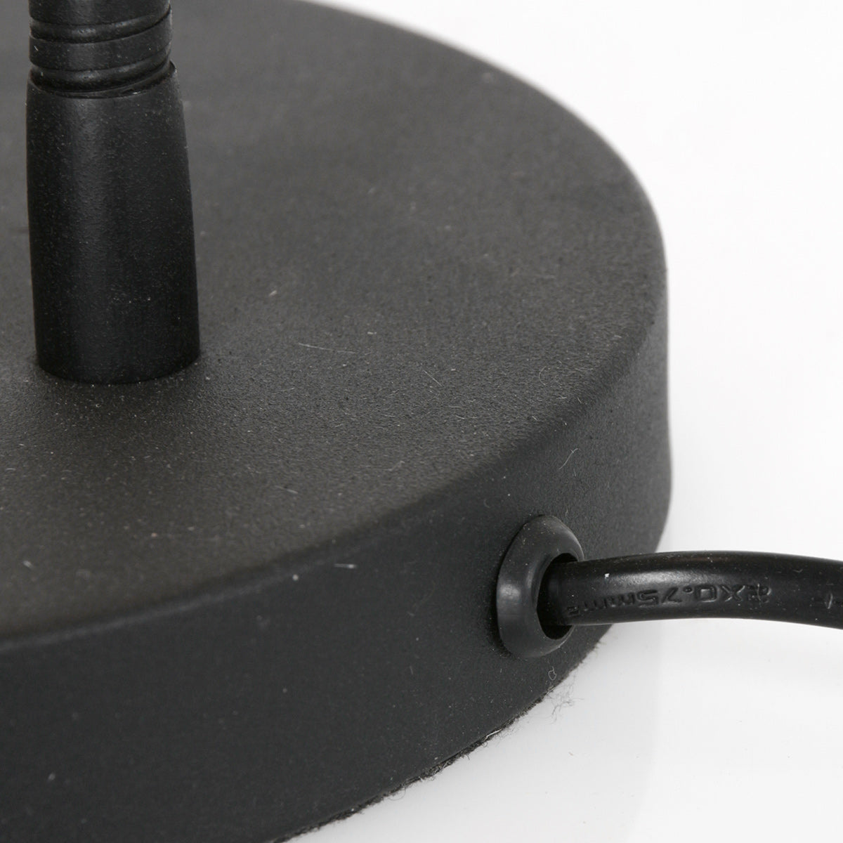 Zwarte tafellamp Biron 1 lichts 7502ZW met draai dimmer 2700 Kelvin