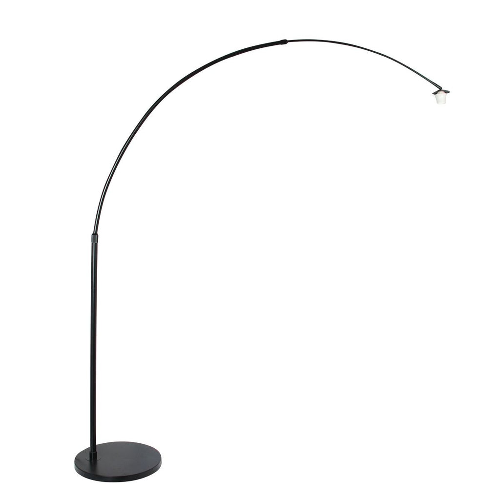 Vloerlamp Sparkled Light 7268ZW+K2000HS Zwart-Bruin
