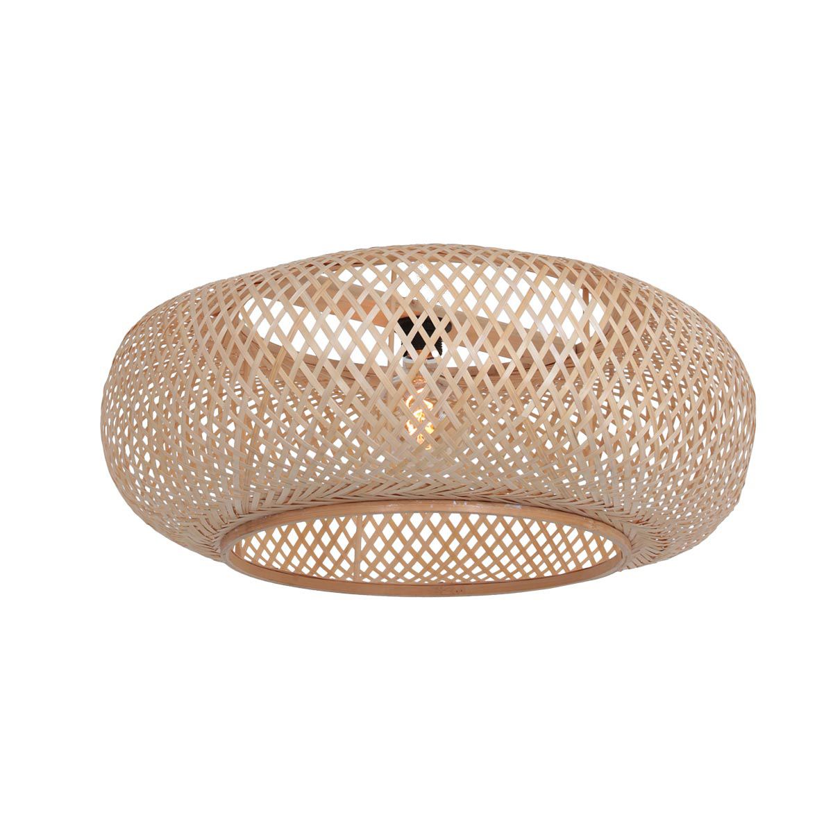 Vloerlamp Sparkled Light 7268ZW+K2000HS Zwart-Bruin