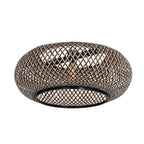 Vloerlamp Sparkled Light 7268ZW+K2001HS Zwart-Zwart/Bruin