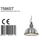 Hanglamp Bikkel 7586ST Staal