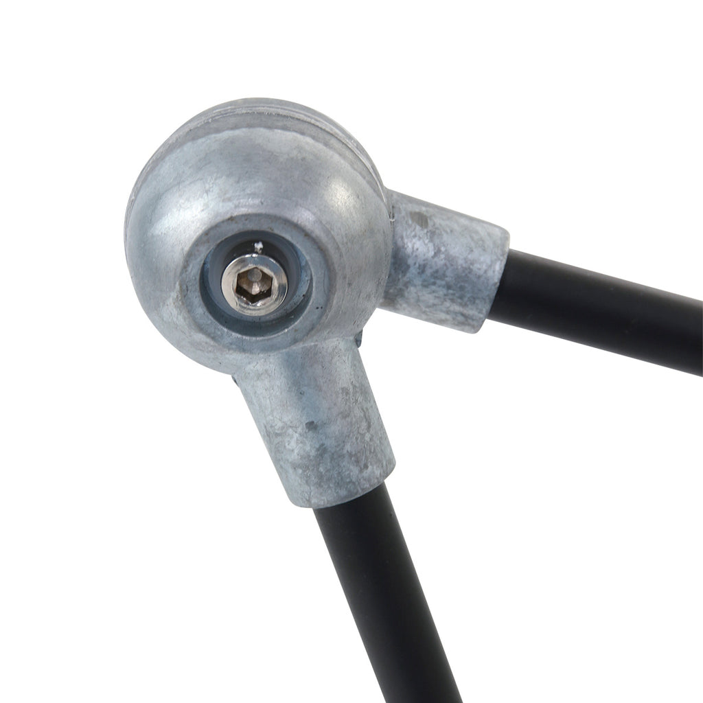 Tafellamp Davin 7655ZW Zwart met kleine fitting E14