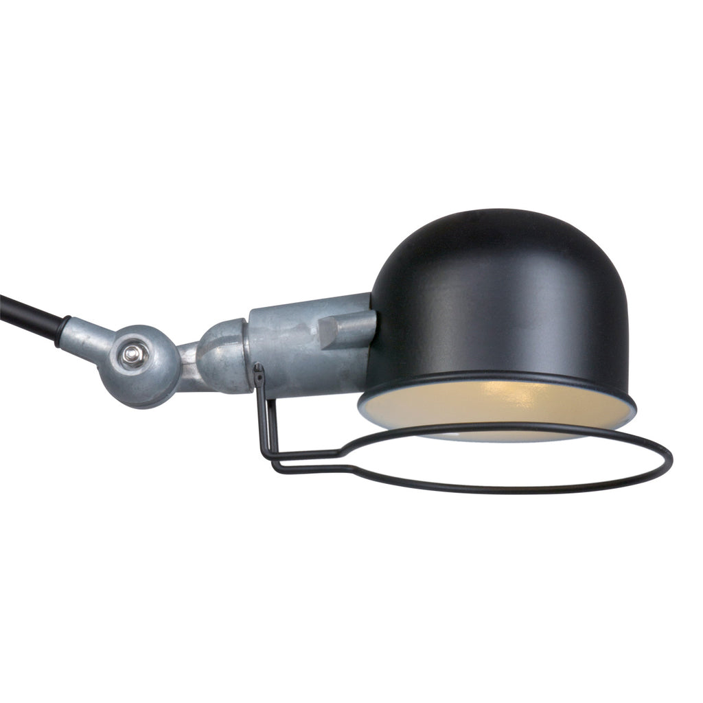Wandlamp Davin 7656ZW Zwart met kleine fitting E14